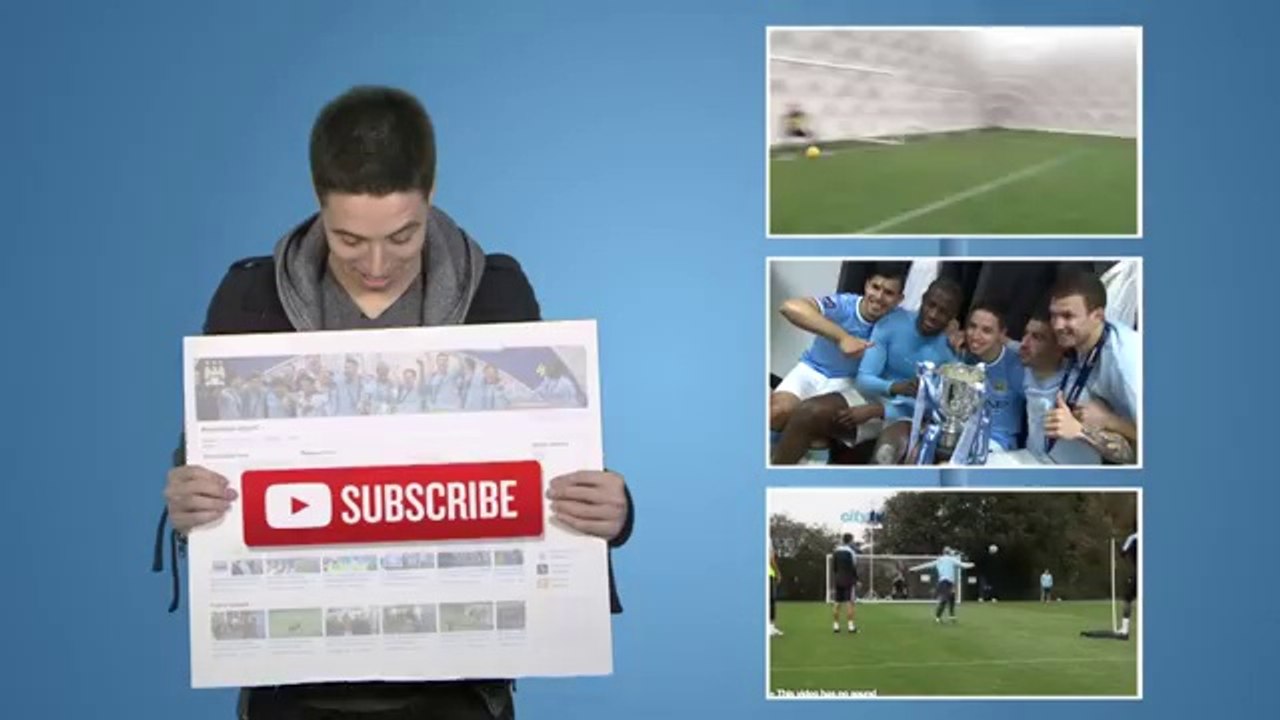 RICHARDS FREE KICK - Micah Richards brilliant free-kick from Manchester City training