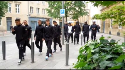 Déplacement à Metz, séance vidéo et balade...