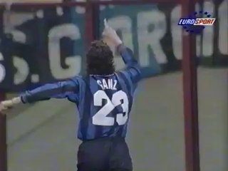 UEFA Cup 1996/1997 - Inter vs. Monaco (3:1) Highlights