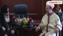 Diyanet İşleri Başkanı Görmez, Gürcistan Ortodoks Kilisesi Patriği Ll. İlia'yı Kabul Etti