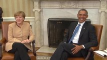 Obama, Merkel meet in White House, strategize over Russia and Ukraine
