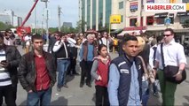 Taksim Meydanı'ndaki Büfede Yangın