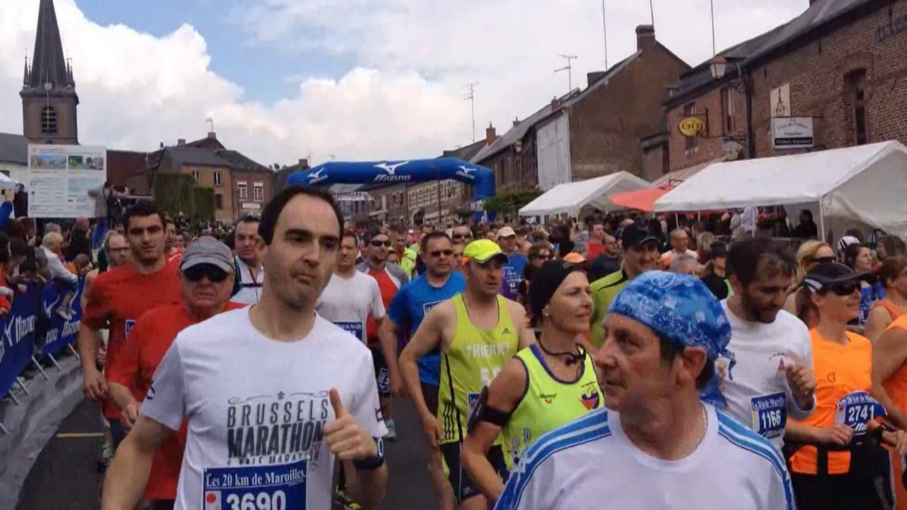 DEPART DES 20 KM DE MAROILLES 2014