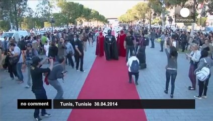 'Star Wars' fans stage Tunis parade