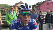 Thibaut Pinot à l'arrivée de la 3e étape du Tour de Romandie 2014
