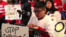 Teenage immigration activists arrested at protest