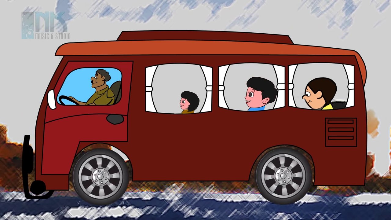 Wheels of The Bus | Nursery Rhymes for Kid | Full HD Animation Cartoon Video