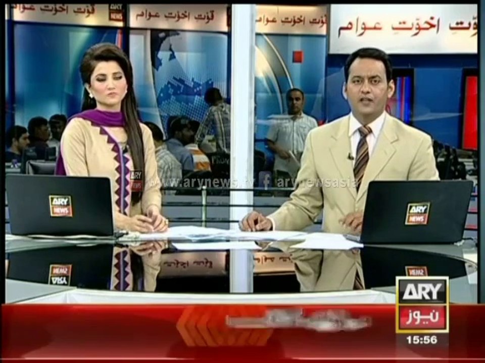 Shahid Afridi Meets Former President Pervez Musharaf - 2 May 2014