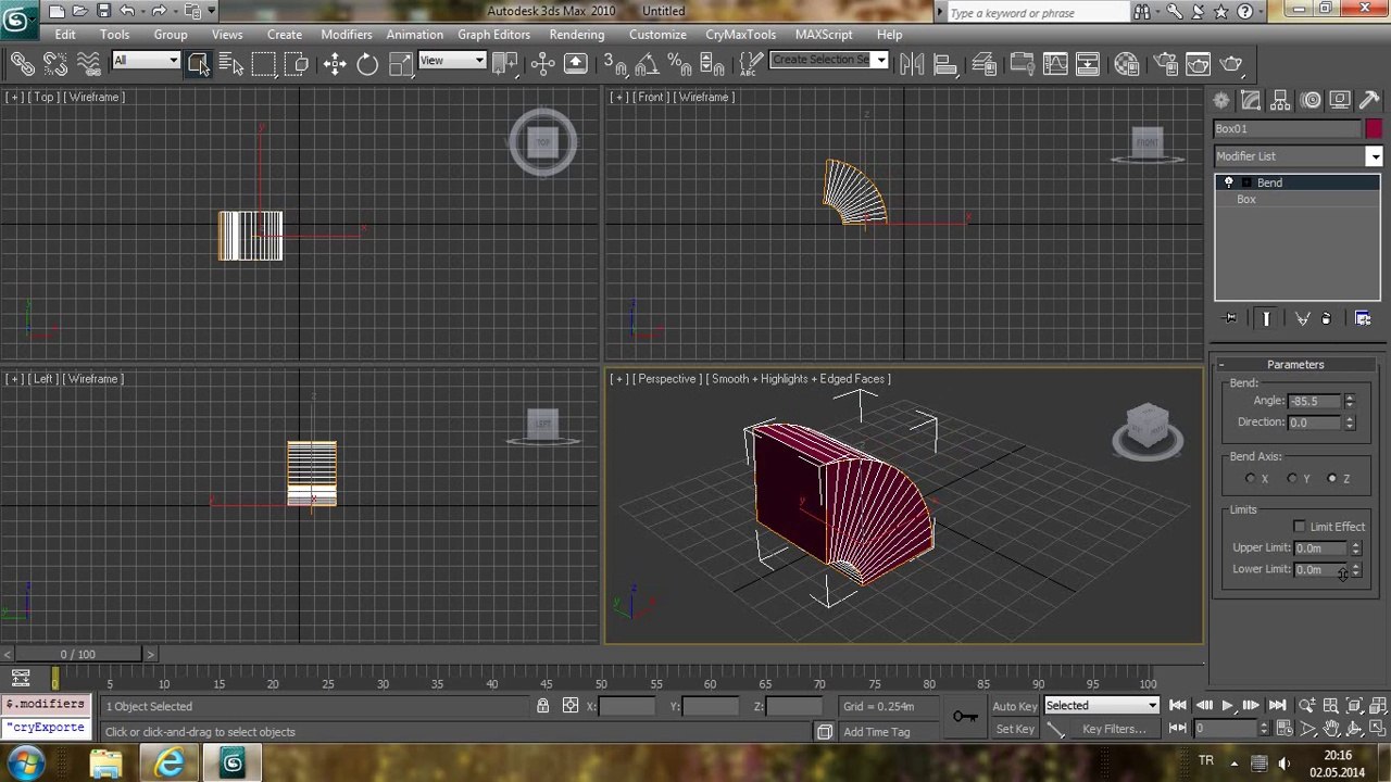 3ds Max Bend