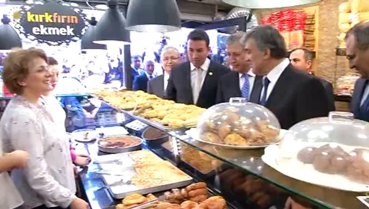 Cumhurbaşkanı Abdullah Gül Cuma Namazı Sonrsı Zonguldak Esnafıyla Buluştu