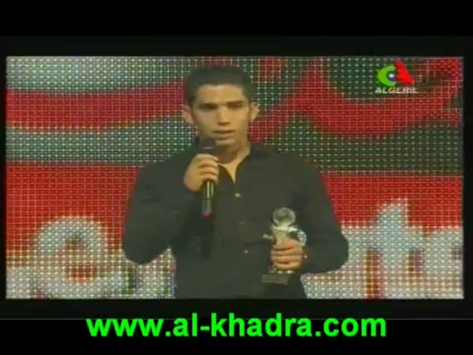 Algerie (ballon dor 2010_Djabou,,le meilleur joueur local,ceremonie)