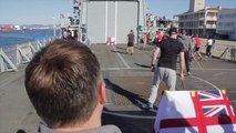 Playing Hockey On Deck Of A Ship_ Royal Navy Reserves
