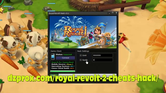 Royal Revolt Hack Get Free Gold and Spells [Cheat nad hack Tools For Android + iOS] 2014