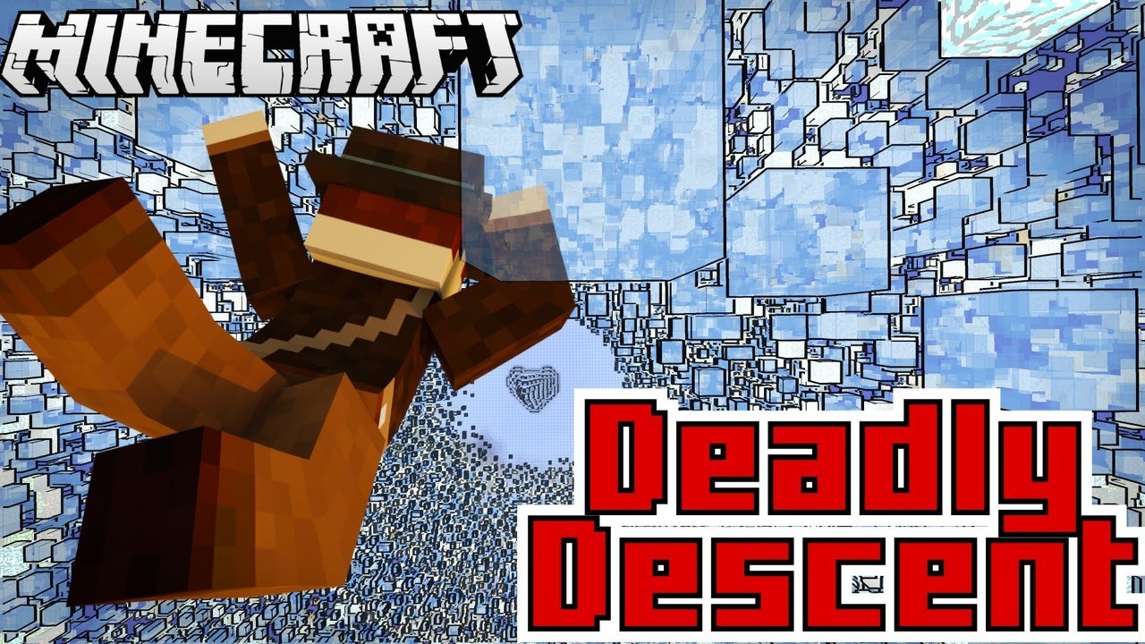 DEADLY DESCENT 1 Minecraft Mini Game Play