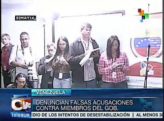 Venezuela: denuncian plan para justificar intervención extranjera