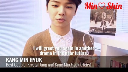 Kang min Hyuk For DramaFever Awards