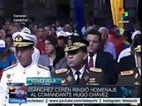 Sánchez Cerén rindió homenaje a comandante Hugo Chávez