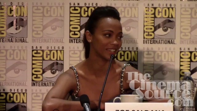 Guardians of the Galaxy Interviews with Chris Pratt, Zoe Saldana, Dave Bautista at SDCC 2013