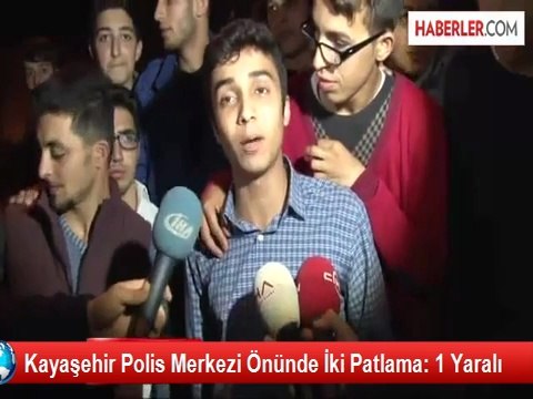 Kayaşehir'de Polis Merkezine Ses Bombalı Saldırı: 1 Yaralı