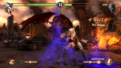 Mortal Kombat Komplete Edition. Sindel vs Noob