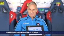 Crotone-Padova, Massimo Drago in conferenza