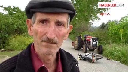 Çanakkale'de Motosikletle Traktör Çarpıştı: 1 Yaralı