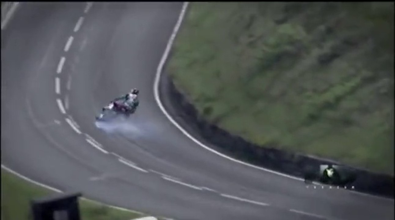 Connor Cummins Crash Isle of Man TT 2010