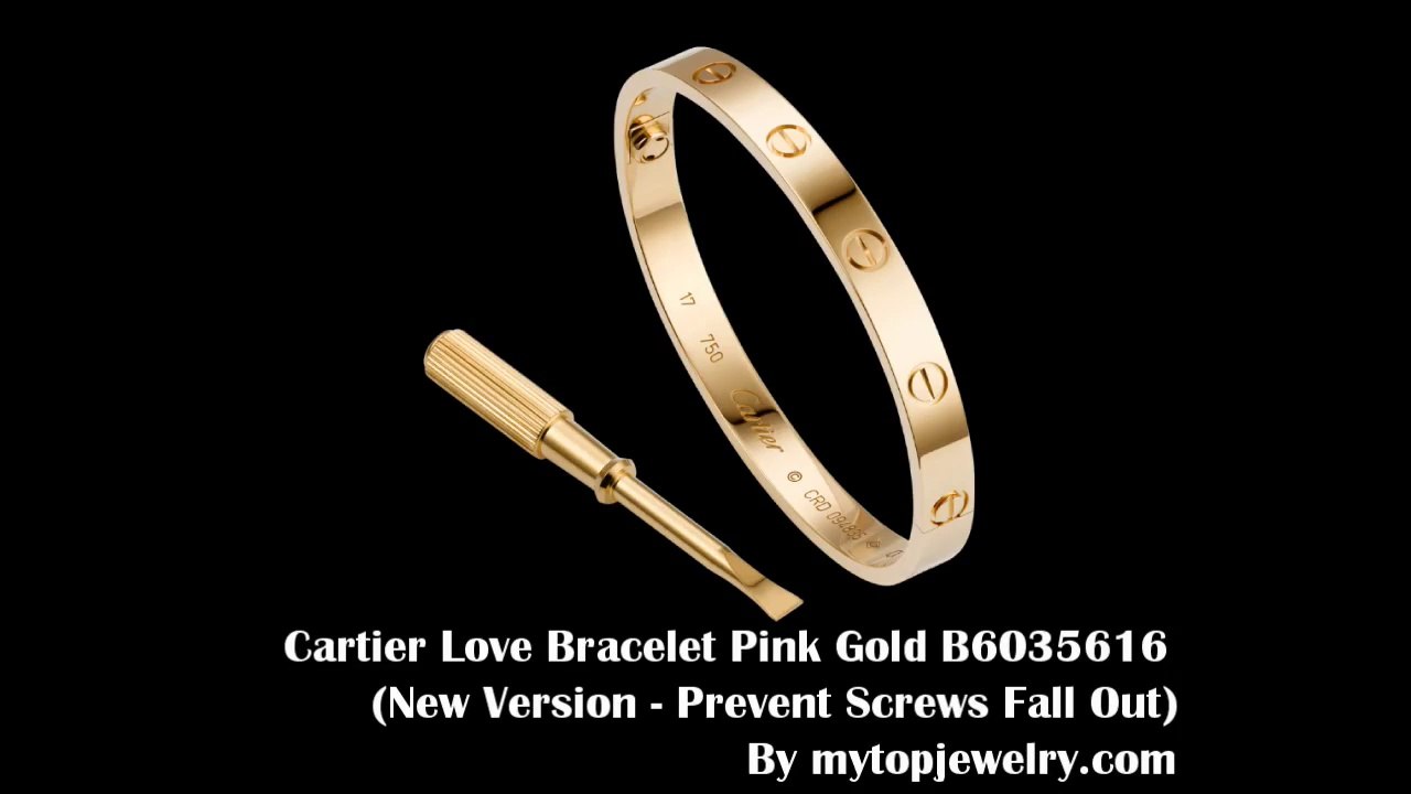 Cartier Love Bracelet - Cartier Love Bracelet Pink Gold B6035616