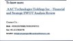 SWOT Analysis Review on AAC Technologies Holdings Inc.