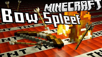 Bow Spleef 1 Minecraft Mini Game Play