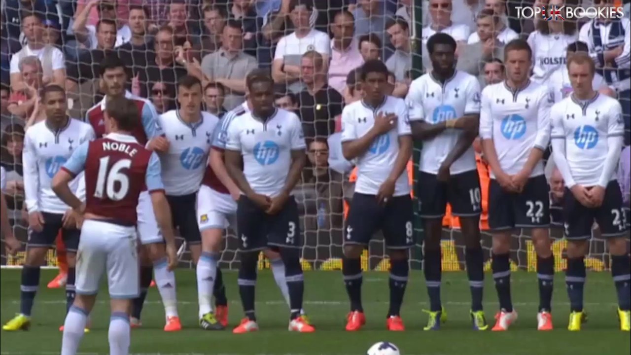 Stewart Downing FK Goal vs Tottenham Hotspur - 030514