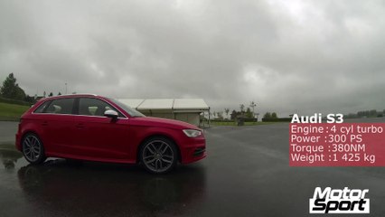 Top Speed : 267 km/h en Audi S3 Sportback