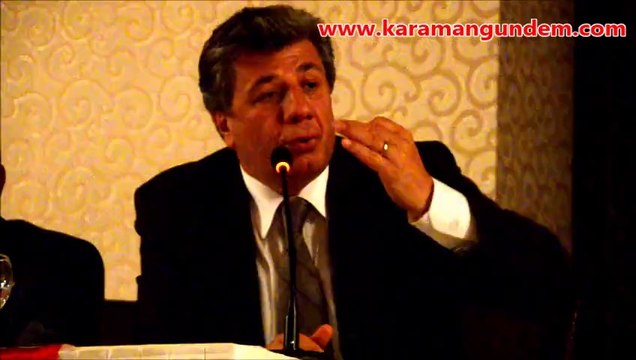 Karaman Kültür ve Eğitim Vakfı (KARKEV) Ulusal Egemenlik Konferansı CHP Milletvekilleri Mustafa Balbay ve Ali Rıza Öztürk