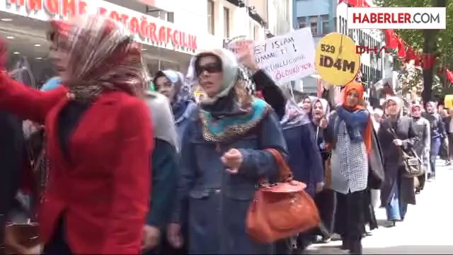 Zonguldak'ta Mısır Protestosu