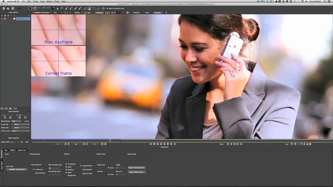 Easily Track Type Into Your Shots With Imagineer Systems Mocha AE and Adobe After Effects CC