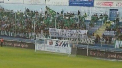 Ανόρθωση-Ομόνοια πανό για Αλωνεύτη