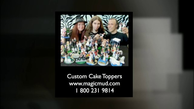 Wedding Cake Topper for a Hawaiian Destination Wedding Cake Topper