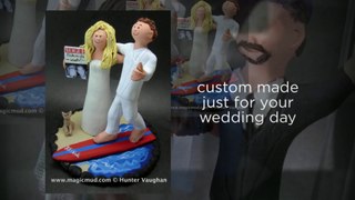 Hand Made wedding cake toppers