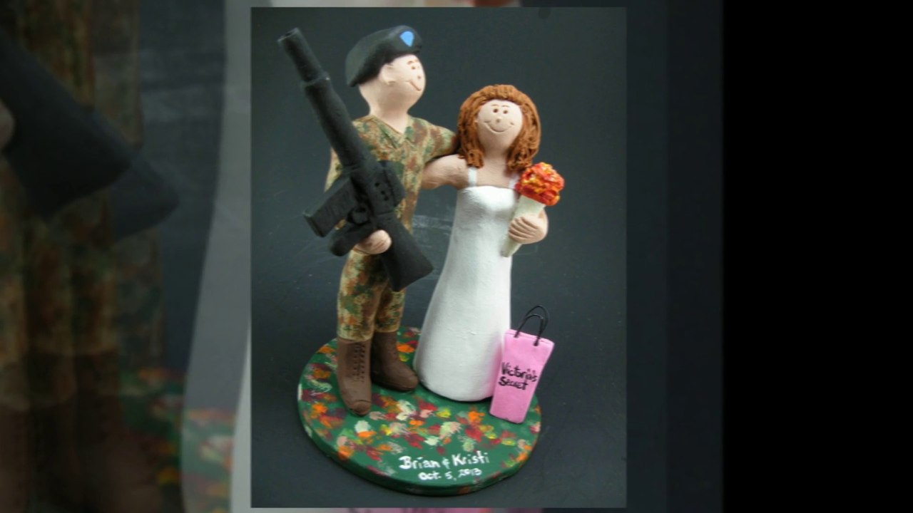 Soldier's Wedding Cake Topper