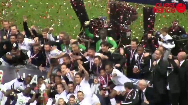 Finale. Victoire de Guingamp et remise de la coupe