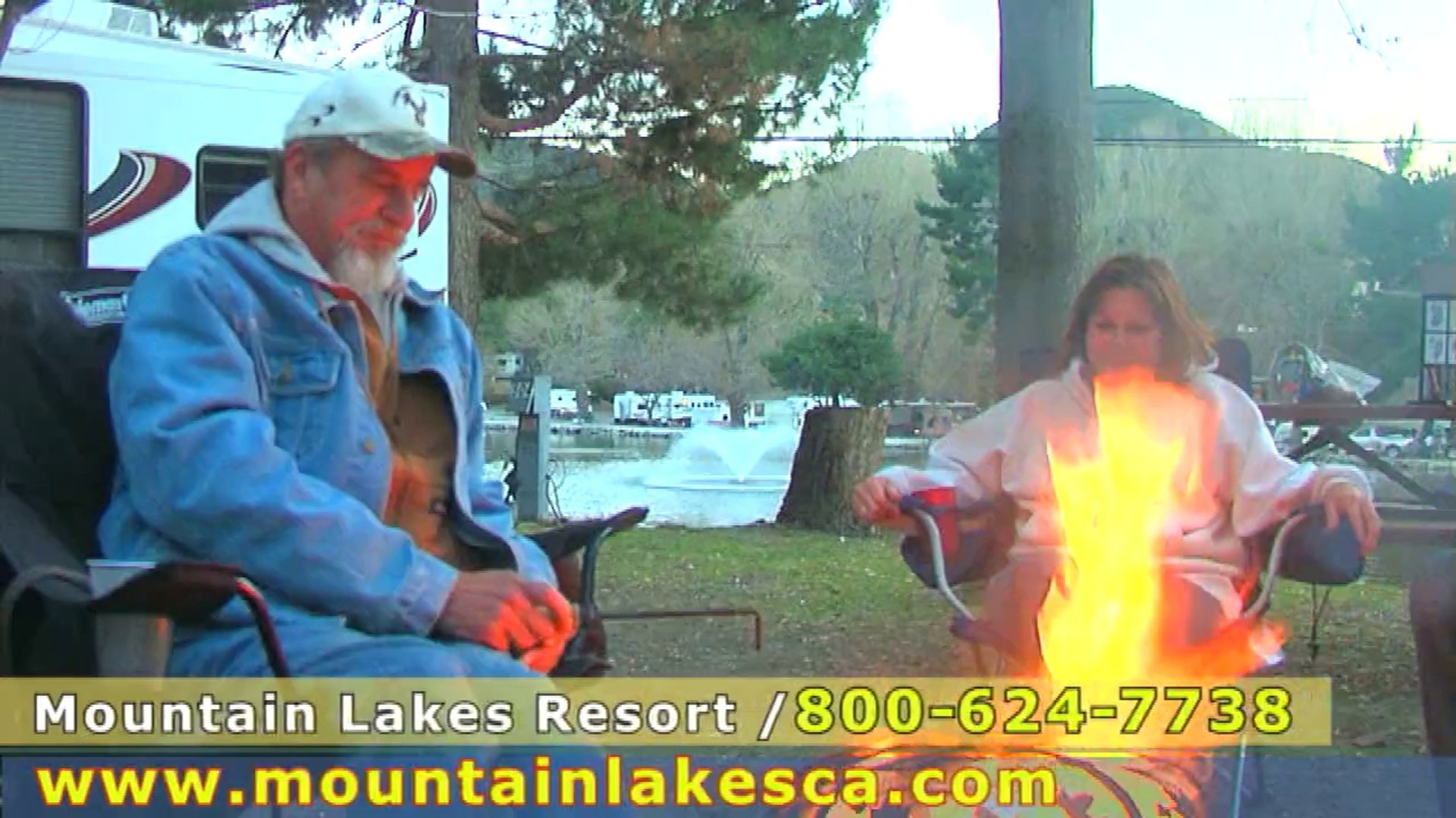 ⁣Stocking Huge Trout! Camping RV Resort Southern California