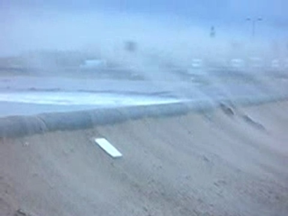 Violente tempête sur Calais