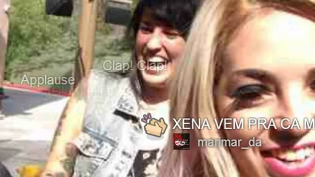 TC de May, Clara y Xena en los Estudios Universal Parte 2 03-05-2014