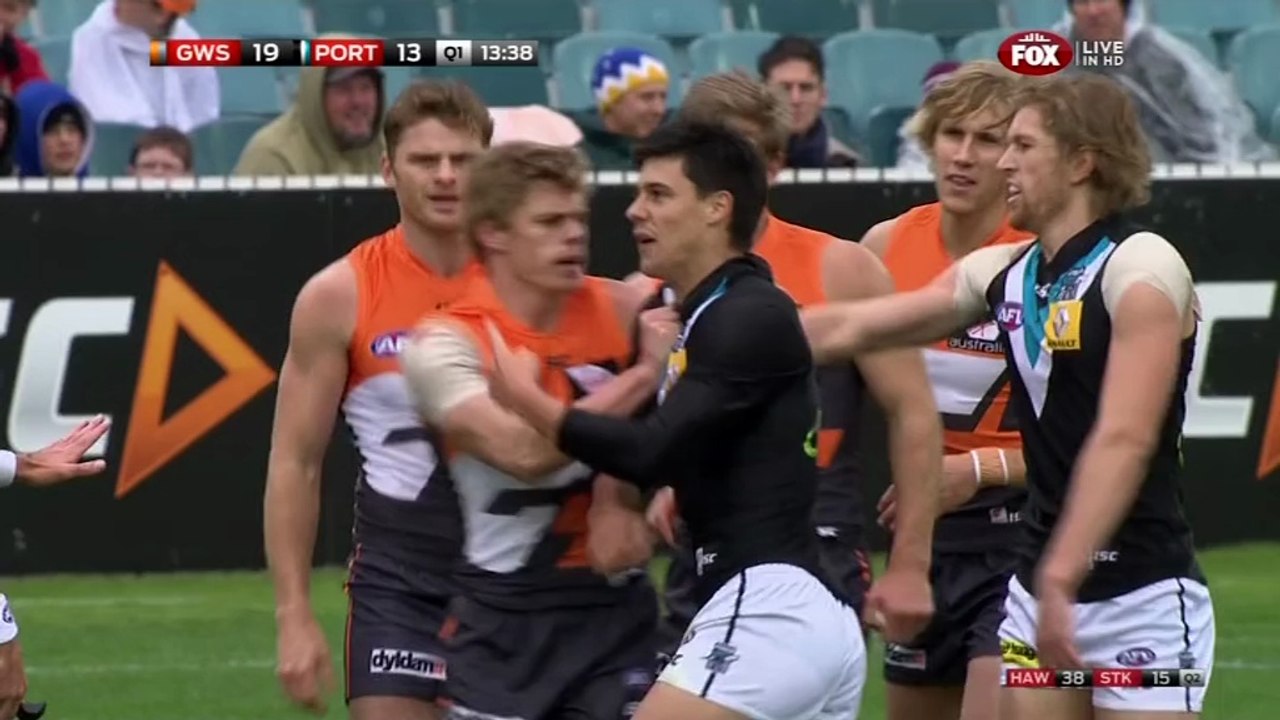 AFL 2014 Round 7 - Greater Western Sydney v Port Adelaide x264-VB (1st Quarter)
