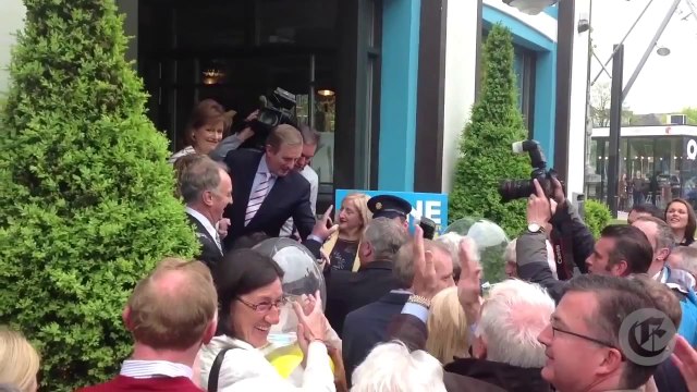 Enda Kenny heckled in Cork