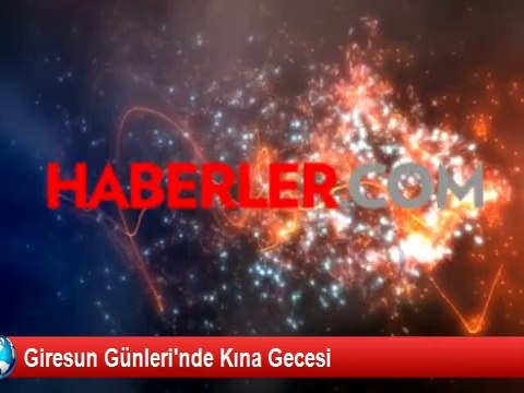 Giresun Günleri 'Kına Gecesi'ne Ev Sahipliği Yaptı