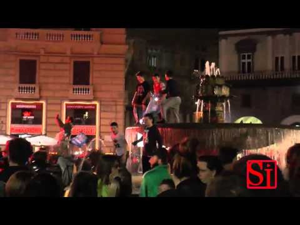 Napoli - Il Napoli vince la Coppa Italia, 3-1 alla Fiorentina - I festeggiamenti (03.05.14)
