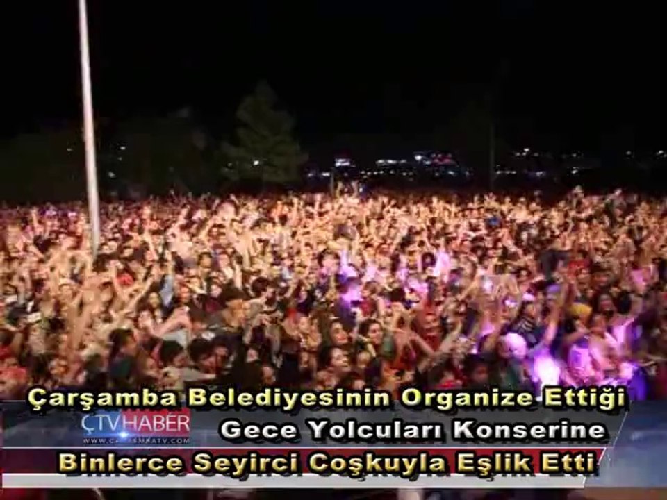 Gece Yolcuları Konserine Binlerce Seyirci Katıldı