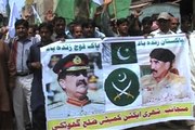Dunya News - Nationwide rallies were held in various cities of the country in solidarity with Pakistan Army by members of civil society