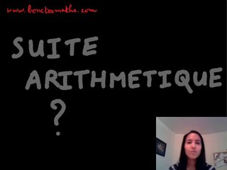 Suite arithmétique